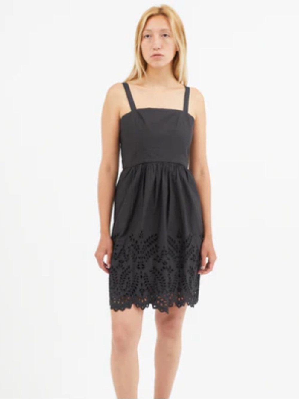 Isabel Marant Etoile Eyelet Cotton Mini Dress